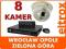 ZESTAW MONITORINGU 8 KAMER REJESTRATOR Z048
