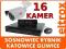 ZESTAW MONITORINGU 16 KAMER REJESTRATOR Z444