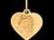 medalik złoty serduszko pr585 GRATISY
