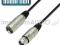 Mikrofonowy Adam Hall XLR gniazdo-XLR wtyk 3pin 3m