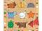 Djeco Puzzle Drewniane Kształty 24H KABATY