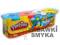 Play-Doh 4 tuby różne kolory 566g