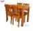 Max3 drewniany stół kuchenny i krzesła kuchenne