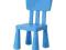 MAMMUT Krzesełko Dziecięce IKEA niebieskie