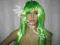 *MarcoStr*Peruka zielona zielone włosy lata 70