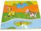 UKŁADANKA EDUKACYJNA Z UCHWYTAMI DREWNIANA -SAFARI