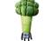 IKEA - TORVA Pluszak, brokuły, zielony