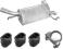 OPEL CORSA C 1.0 1.2 1.3 TŁUMIK KOŃCOWY DOSTAWA 24