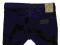 194W*Wrangler Arizona Stretch Navy Spodnie W32 L34