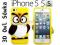 Silikon Etui 3D Owl Sowa SkinCas Apple iPhone 5 5S