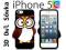 Silikon Etui 3D Owl Sowa SkinCase Apple iPhone 5C