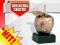 Figurka odlewana JABŁKO + tabliczka   h-14 cm