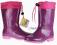 WOJTYŁKO różowe - MALINOWE kalosze WKŁADKA r 33
