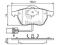 BOSCH KLOCKI HAMULCOWE PRZÓD VW PASSAT 96-05