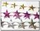 {pasjadecu} gwiazdka aplikacja brokat święta 20szt