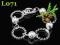 BRANSOLETA srebro 925 LAYERED  **9** [L071]