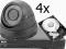 ZESTAW KOMPLET 4 KAMERKI MONITORING VIA INTERNET