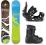 Zestaw Snowboard Raven TTT 161cm Wide ROCKER 2014