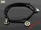 Br6850 BRANSOLETKA SZNUREK GWIAZD CHARMS LEXIM