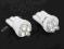 Żarówki diodowe BIAŁE - 4 LED W5W T10 - 2 szt