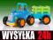 TRAKTOR Z PRZYCZEPĄ DO PRZEWOZU ZWIERZĄT 18 cm