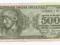 GRECJA-banknot 500 z 1944 roku