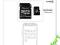 Karta MicroSDHC - PNY 4 GB + adapter SD - Nowa