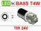 Ba9s T4W W5W 5x SMD LED 24V do TIR biała xenon