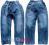 ~SPOKO~NOWE blue jeans GOLD RUSH super 6-110/116