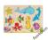 Drewniane puzzle z uchwytami PODWODNY ŚWIAT 8 el.