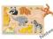 Drewniane puzzle z uchwytami ZOO 8 elementów GOKI