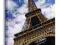 Wieża Eiffel, Paryż - Obraz 90x120 cm
