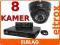 PROFESJONALNY ZESTAW MONITORING 8 KAMER Z447