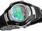 MŁODZIEŻOWY SPORTOWY CZARNY ZEGAREK -STOPER ALARM