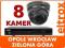 ZESTAW MONITORING REJESTRATOR 8 KAMER  CCTV Z451