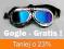 GOGLE RETRO CHROM NA MOTOR KASK MOTOCYKL + Gratis!