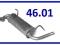 tłumik końcowy SUBARU JUSTY 1.0 1.2 1.2i 94-95