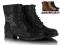 Zimowe buty-Botki Trapery Sztyblety L7 Black 39