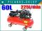 KOMPRESOR OLEJOWY 60L SPRĘŻARKA 8 BAR 230V 2 TŁOKI