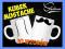 KUBEK Z WĄSAMI wąsy wąsem MUSTACHE kubki PROMOCJA!