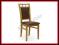 Eleganckie krzesło drewniane FRANCO olcha szenil
