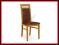 Eleganckie krzesło drewniane ALBERT olcha tkanina