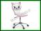 Młodzieżowy fotel biuro KITTY 2 róż kotek HALMAR