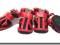 Buty dla psa 4 sztuki RED SNAKE dogszone Rozm.1