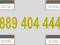 -- 889 404 444 -- ZŁOTY NUMER HEYAH, F. VAT 23%