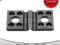 Dystans obejmy panelowej 8mm fi 4.0 Czarny 5szt.