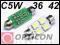 Żarówka 24V LED 4x SMD 5050 C5W C10W 36mm 42mm 36