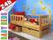 SOLIDNE Łóżka Łóżko DLA DZIECI GRZEŚ POJEDYNCZE 24