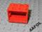 4AFOL 2x LEGO Red Cupboard 2x3x2 4532a