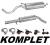 AUDI A3 (1996-2003) 1.6 TŁUMIK TŁUMIKI EXPRESOWO